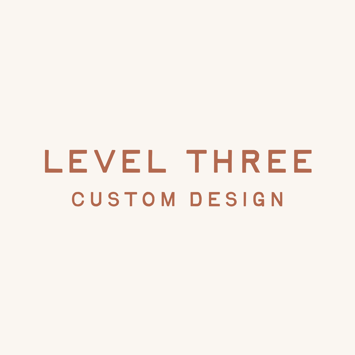 Custom Set | Level 3 Design
