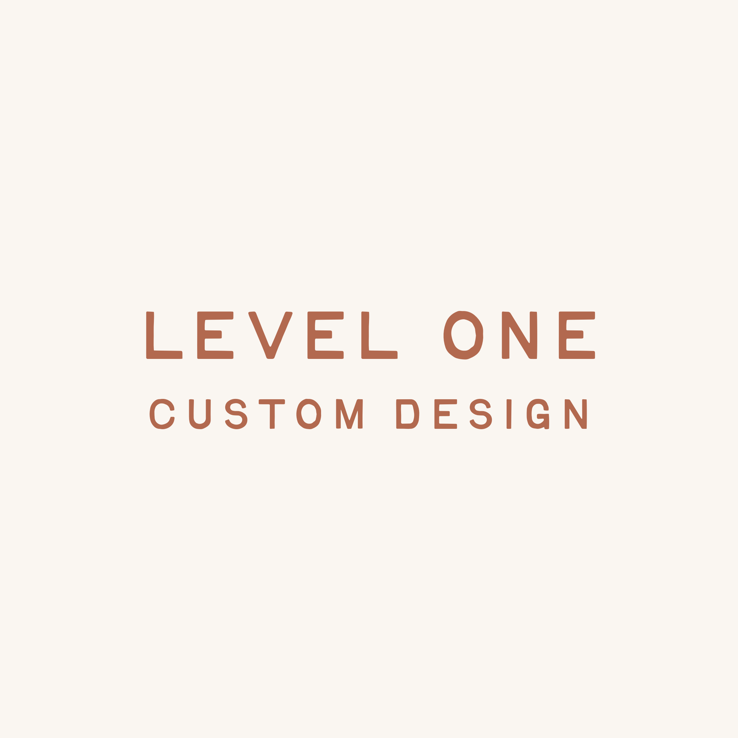Custom Set | Level 1 Design